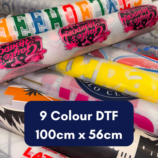 DTF Transfer Sheet - 100cm x 56cm - 9 Colour